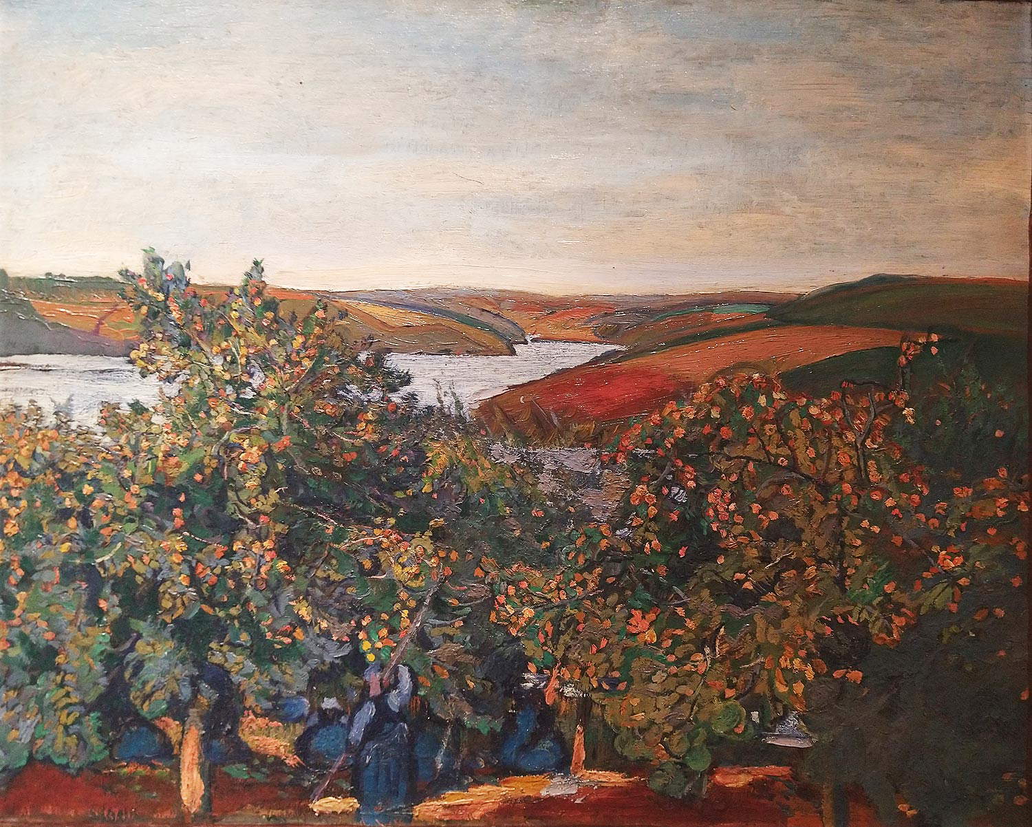Anselmo Bucci, Studio di Bretagna (1913; olio su tela, 59 x 70 cm; Collezione privata) Anselmo Bucci, Studio di Bretagna (1913; olio su tela, 59 x 70 cm; Collezione privata)