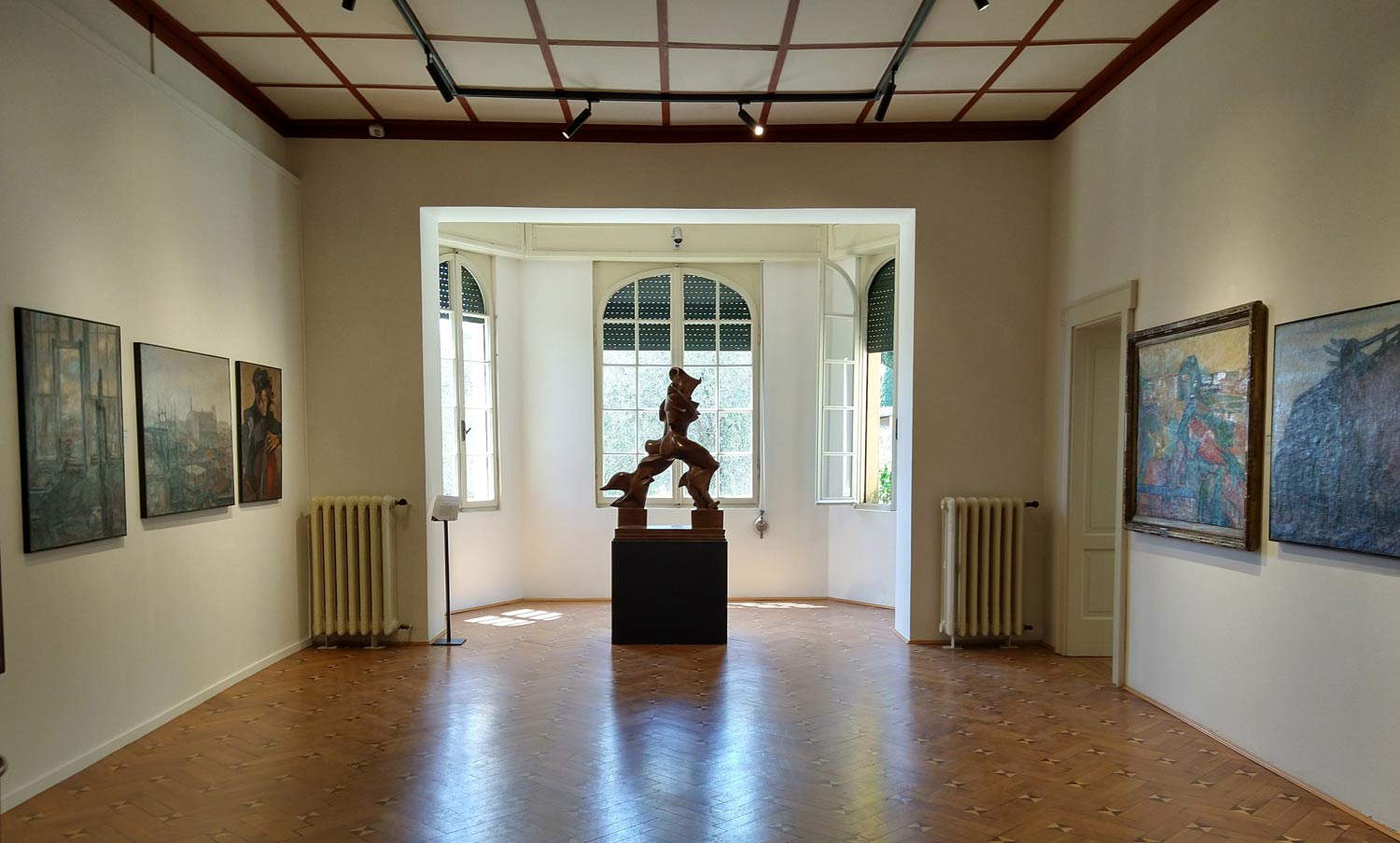 Allestimenti della mostra Anselmo Bucci. Ritorno al Vittoriale Allestimenti della mostra Anselmo Bucci. Ritorno al Vittoriale