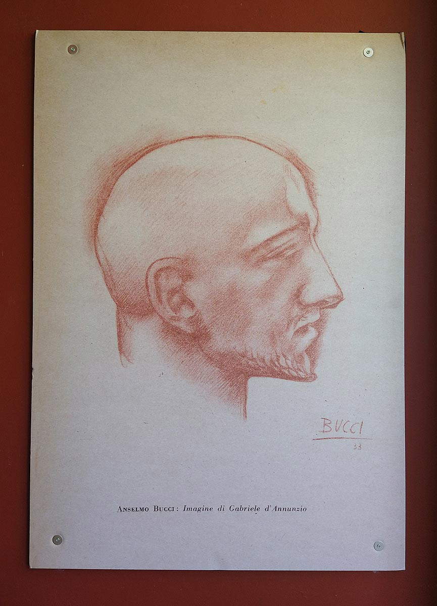 Allestimenti della mostra Anselmo Bucci. Ritorno al Vittoriale Allestimenti della mostra Anselmo Bucci. Ritorno al Vittoriale