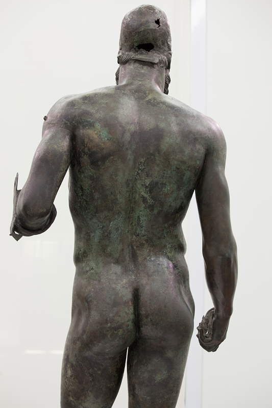 Dettaglio del Bronzo B. Foto Museo Archeologico Nazionale di Reggio Calabria Dettaglio del Bronzo B. Foto Museo Archeologico Nazionale di Reggio Calabria