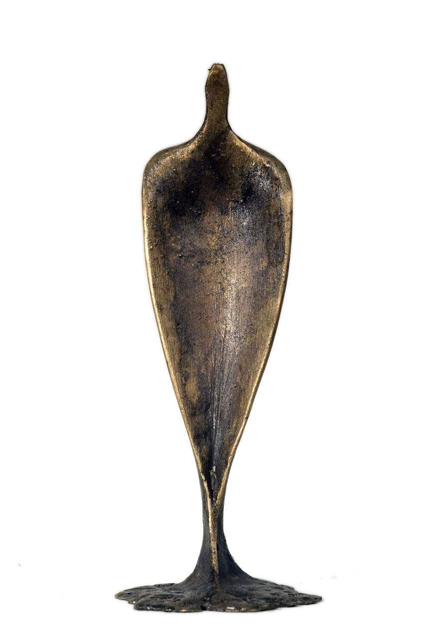 Albert Friscia, Mystische Figuren (ca. 1970-1975; Bronze, Höhe 14 cm; Potenza, Nationalbibliothek)