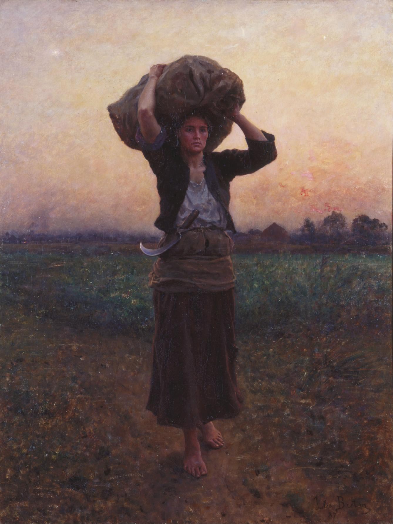 Jules Breton, Étoile du Berger (1887; olio su tela, 102,8 x 78,7 cm; Toledo, Toledo Museum of Art) Jules Breton, Étoile du Berger (1887; olio su tela, 102,8 x 78,7 cm; Toledo, Toledo Museum of Art)