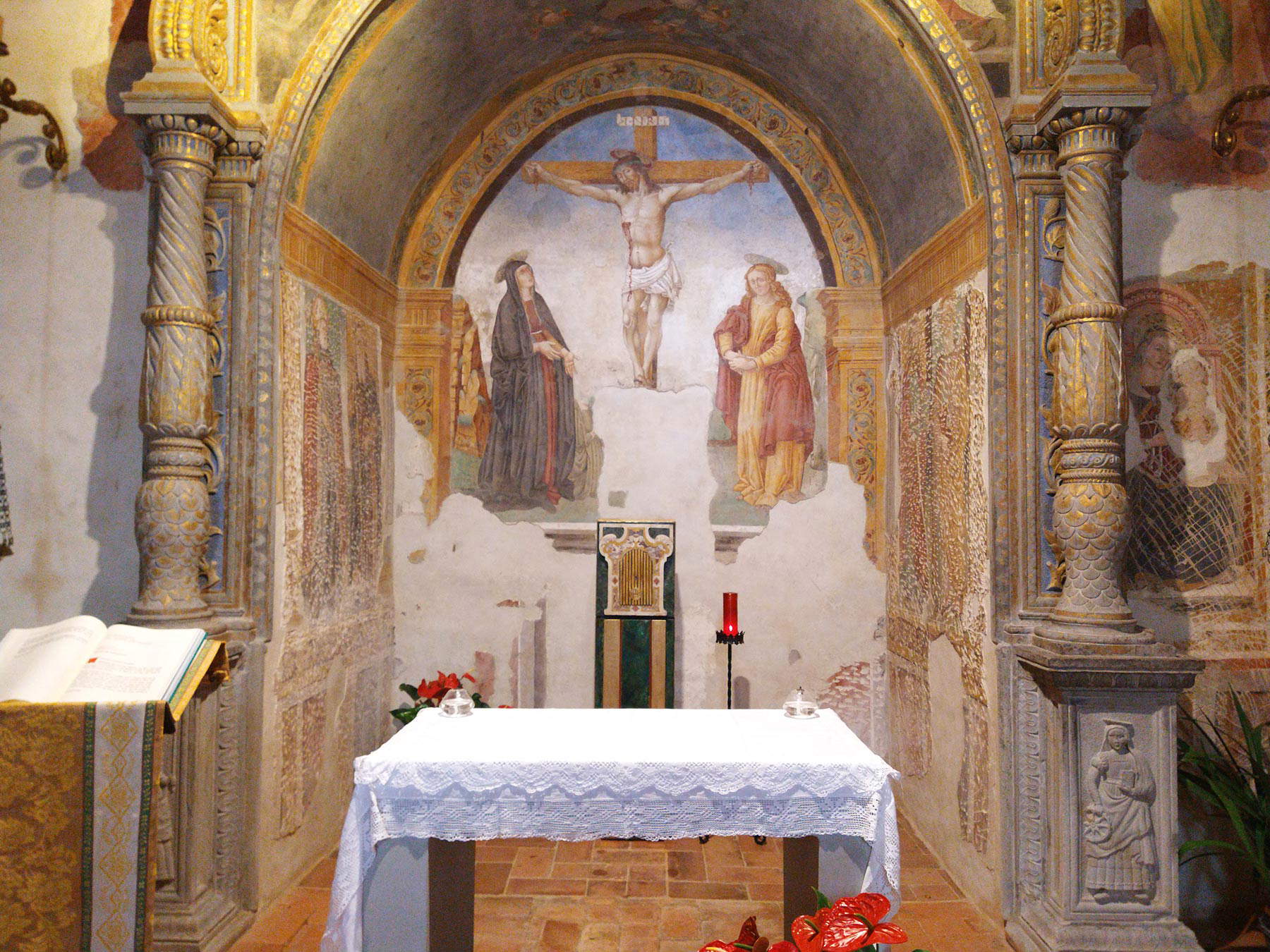 La crucifixion d'Orlando Merlini La crucifixion d'Orlando Merlini