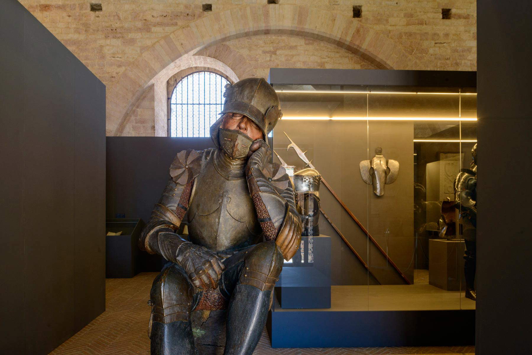 Aufbau der Ausstellung Federico da Montefeltro und Gubbio. Da ist unser ganzes Herz und unsere ganze Seele Aufbau der Ausstellung Federico da Montefeltro und Gubbio. Da ist unser ganzes Herz und unsere ganze Seele