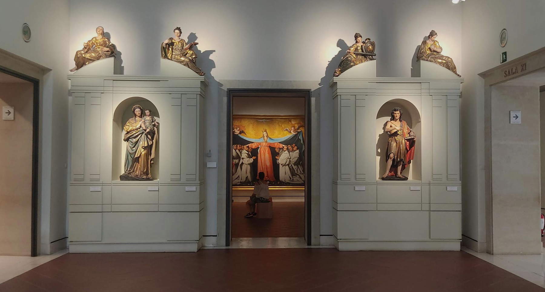 La salle des œuvres de Francisco de Zurbar&aacute;n