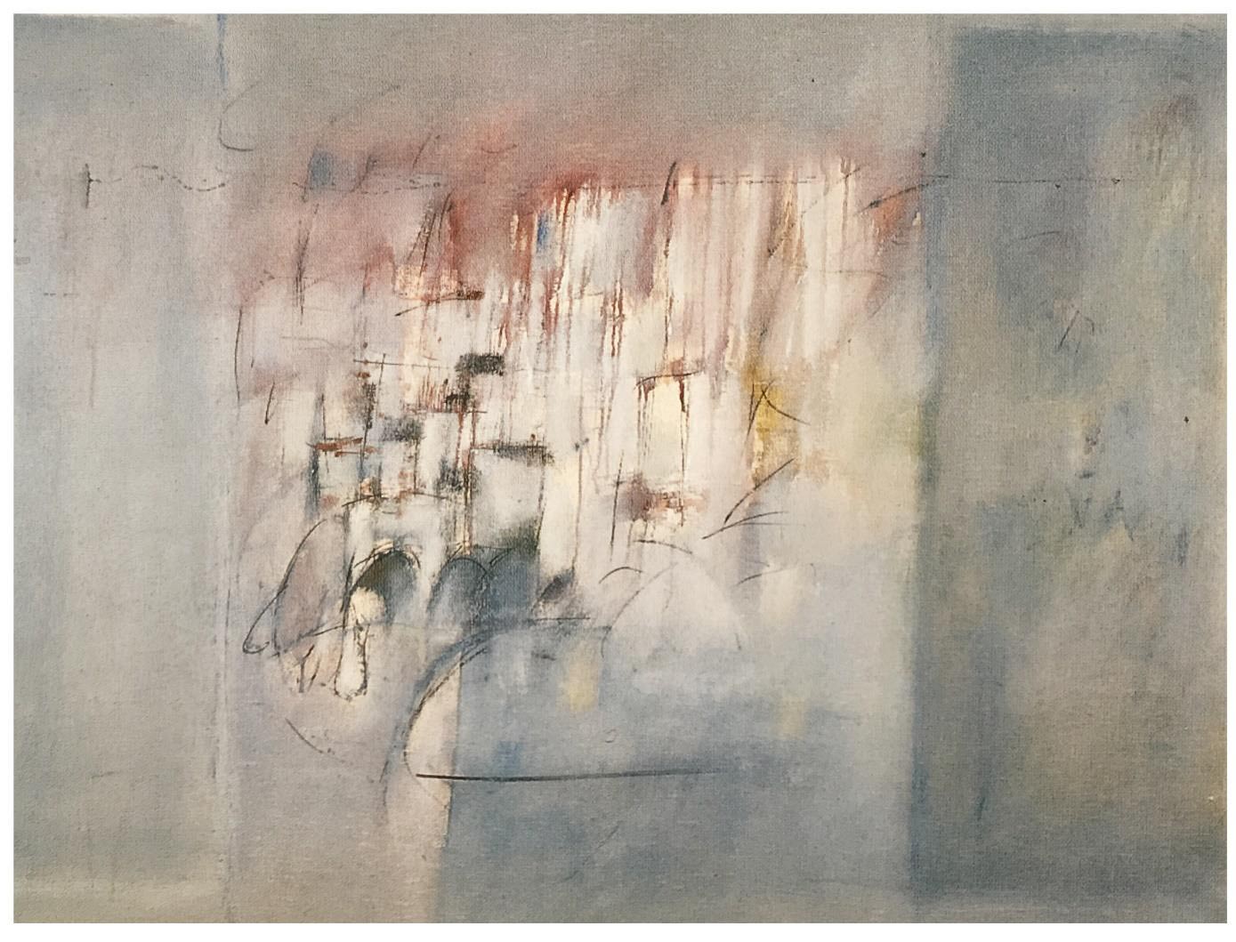 Guido Strazza, Balzi Rossi (Mentone) (1958; olio su tela, 74 x 92 cm)