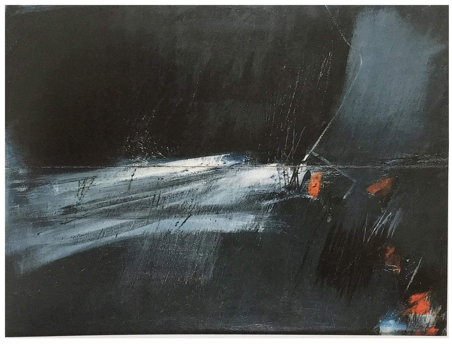 Guido Strazza, Paesaggio olandese (1960; olio su tela, 160 x 200 cm)