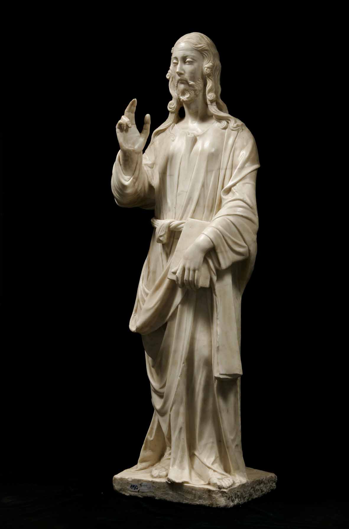 Agostino di Duccio, Cristo benedicente (1460-1470; marmo, altezza 119,5 cm) Agostino di Duccio, Cristo benedicente (1460-1470; marmo, altezza 119,5 cm)