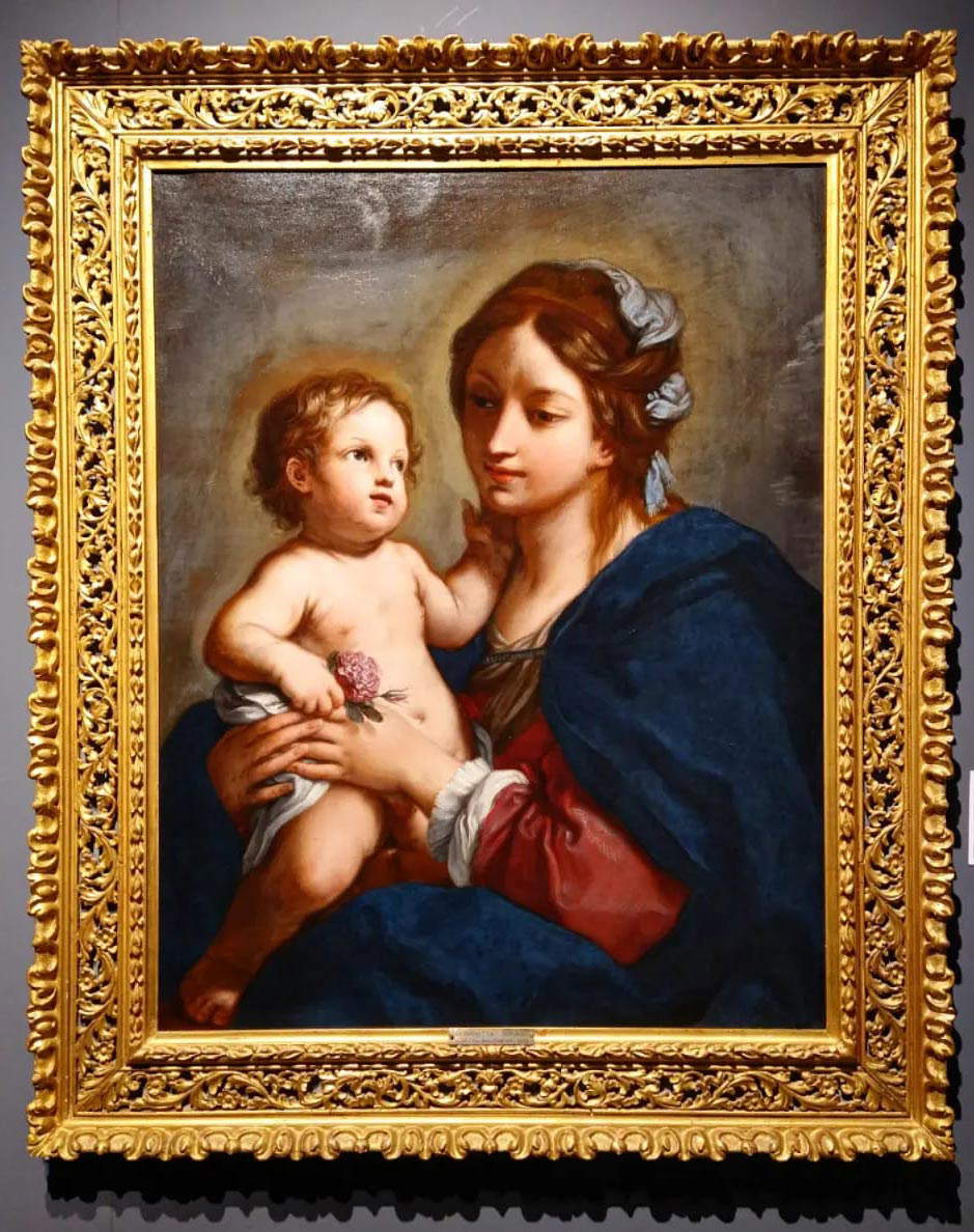 Elisabetta Sirani, Madonna col Bambino (1664; olio su tela, 83 x 66 cm) Elisabetta Sirani, Madonna col Bambino (1664; olio su tela, 83 x 66 cm)