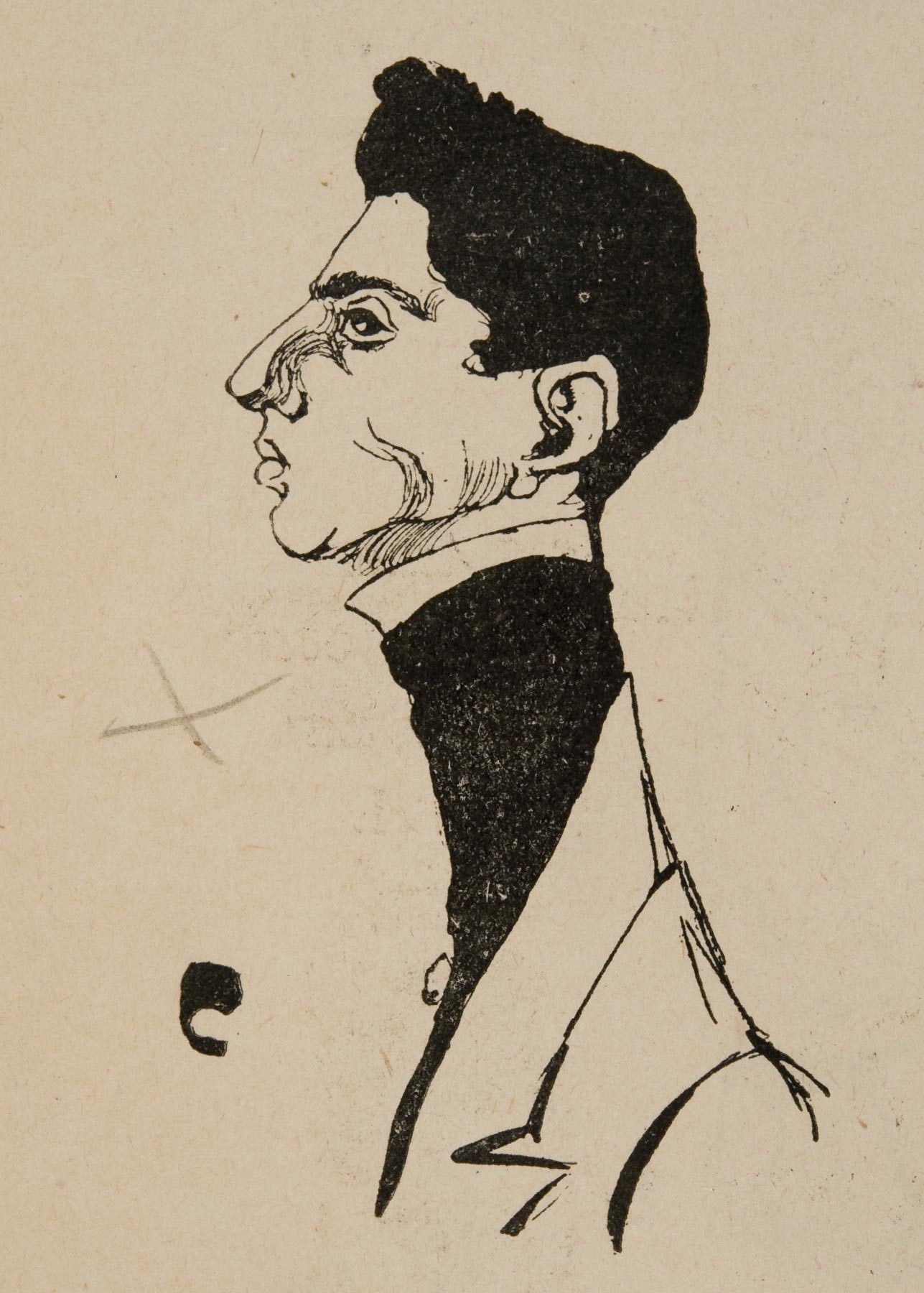 Carlo Michelstaedter, Ein Künstler. [Selbstladen]. (verlorenes Original, reproduziert von