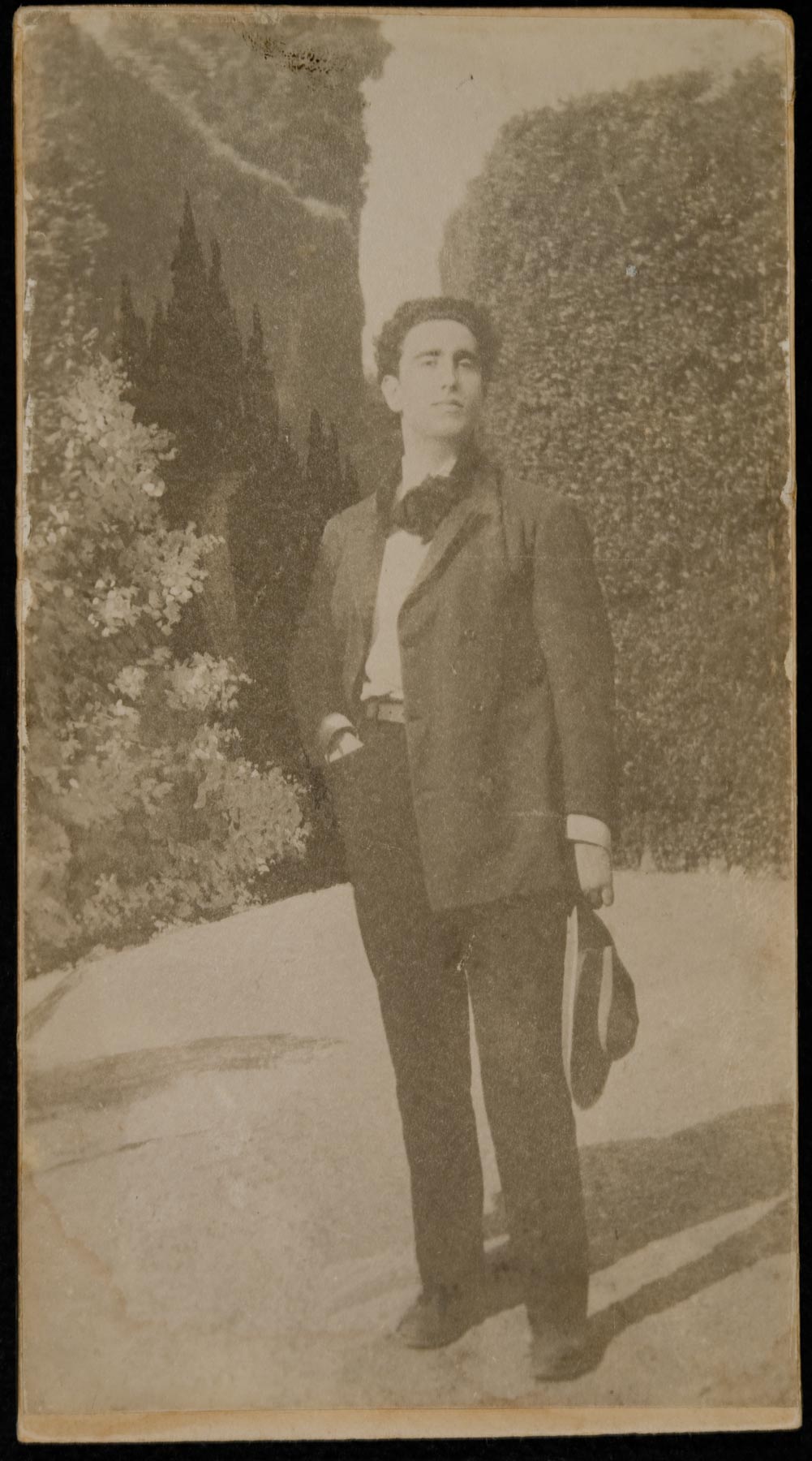 Carlo Michelstaedter in den Boboli-Gärten