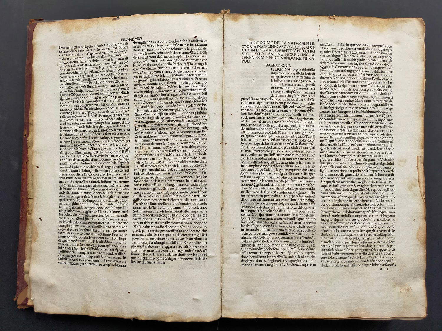 Historia natural de. C. Plinio segundo tradocta di lingua latina in fiorentina per Christophoro Landino fiorentino