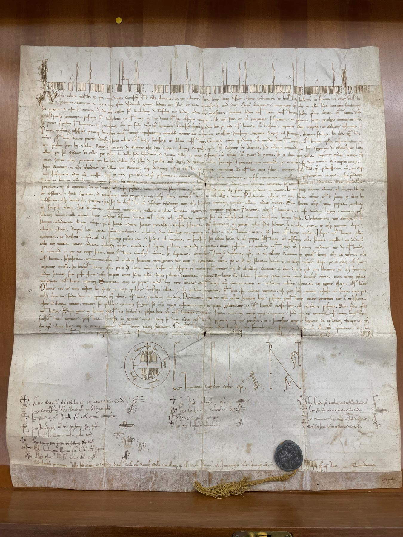 Privileg von Papst Innozenz III. vom September 1211