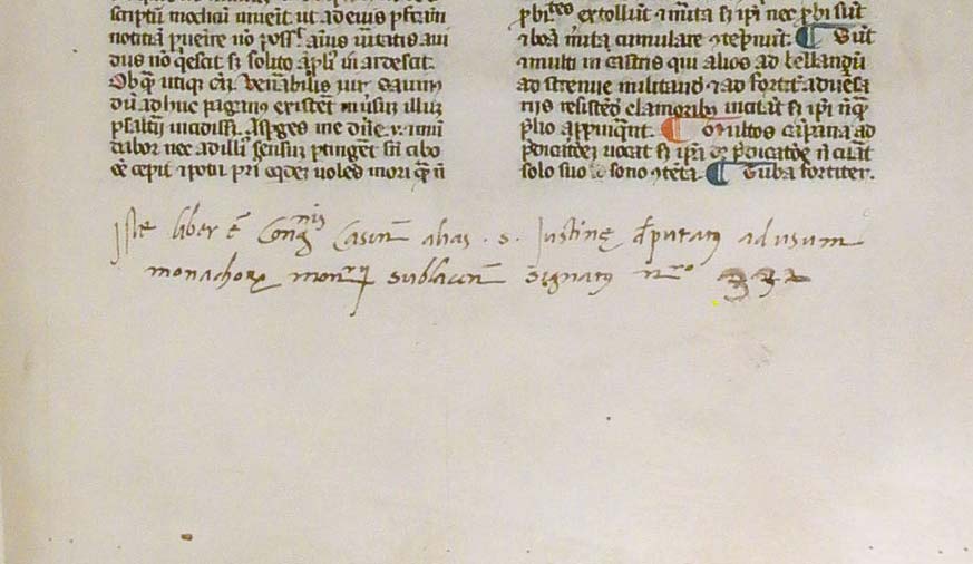 Nota de posesión sobre el manuscrito 40 Nota de posesión sobre el manuscrito 40