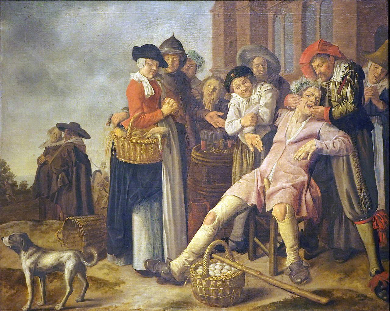Jan Miense Molenaer, Der Höhlenmensch (1630; Öl auf Tafel, 66 x 81 cm; Braunschweig, Herzog Anton Ulrich-Museum) Jan Miense Molenaer, Der Höhlenmensch (1630; Öl auf Tafel, 66 x 81 cm; Braunschweig, Herzog Anton Ulrich-Museum)