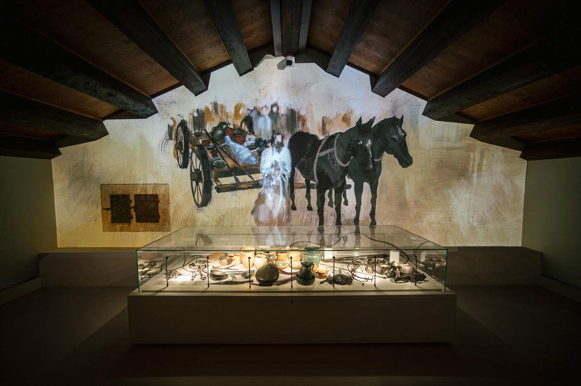 Die neuen Räume des Archäologischen Nationalmuseums in Verona. Foto: Gianluca Stradiotto Die neuen Räume des Archäologischen Nationalmuseums in Verona. Foto: Gianluca Stradiotto