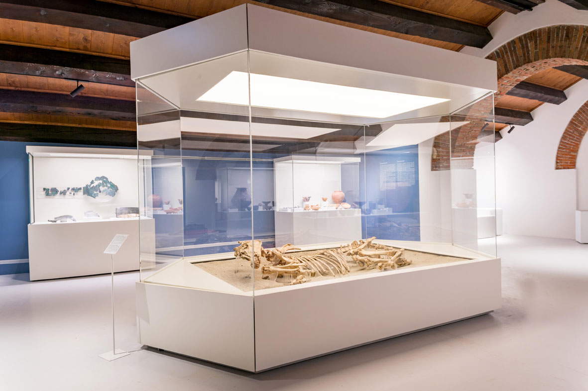 Die neuen Räume des Archäologischen Nationalmuseums in Verona. Foto: Gianluca Stradiotto Die neuen Räume des Archäologischen Nationalmuseums in Verona. Foto: Gianluca Stradiotto