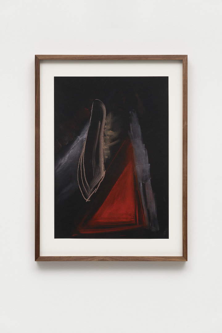 Vicky Usl&eacute;, Sin título (2022; pastel sobre papel, 41,8 x 29,5 cm)