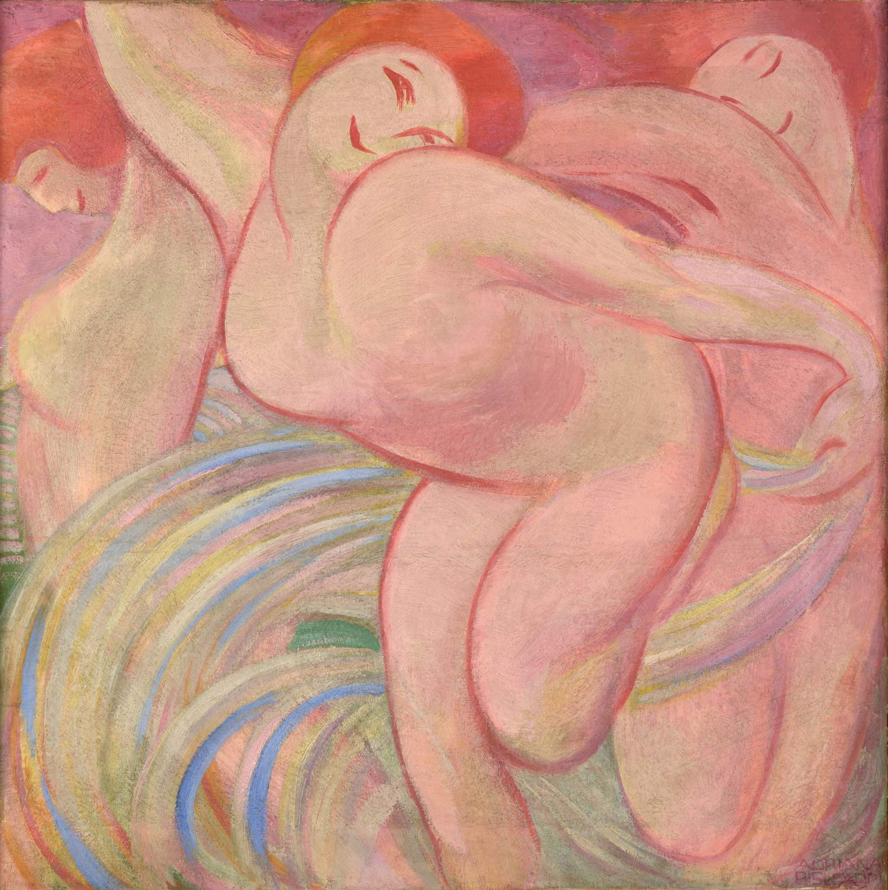Adriana Bisi Fabbri, La danza (1914; óleo sobre lienzo, 69 x 69 cm; colección particular) Adriana Bisi Fabbri, La danza (1914; óleo sobre lienzo, 69 x 69 cm; colección particular)