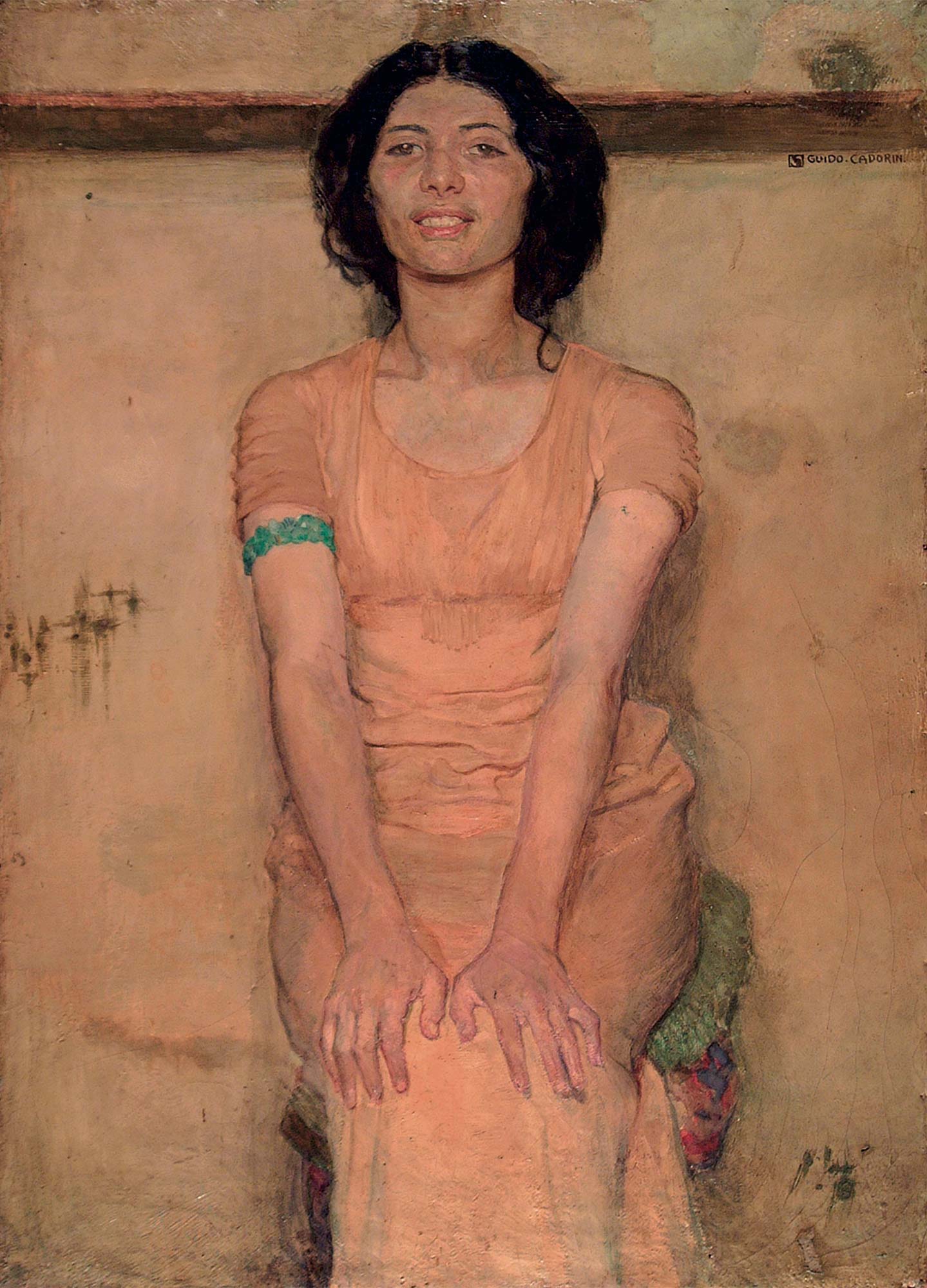 Guido Cadorin, El ídolo (1912; témpera sobre cartón, 1010 x 720 mm; Colección particular) Guido Cadorin, El ídolo (1912; témpera sobre cartón, 1010 x 720 mm; Colección particular)