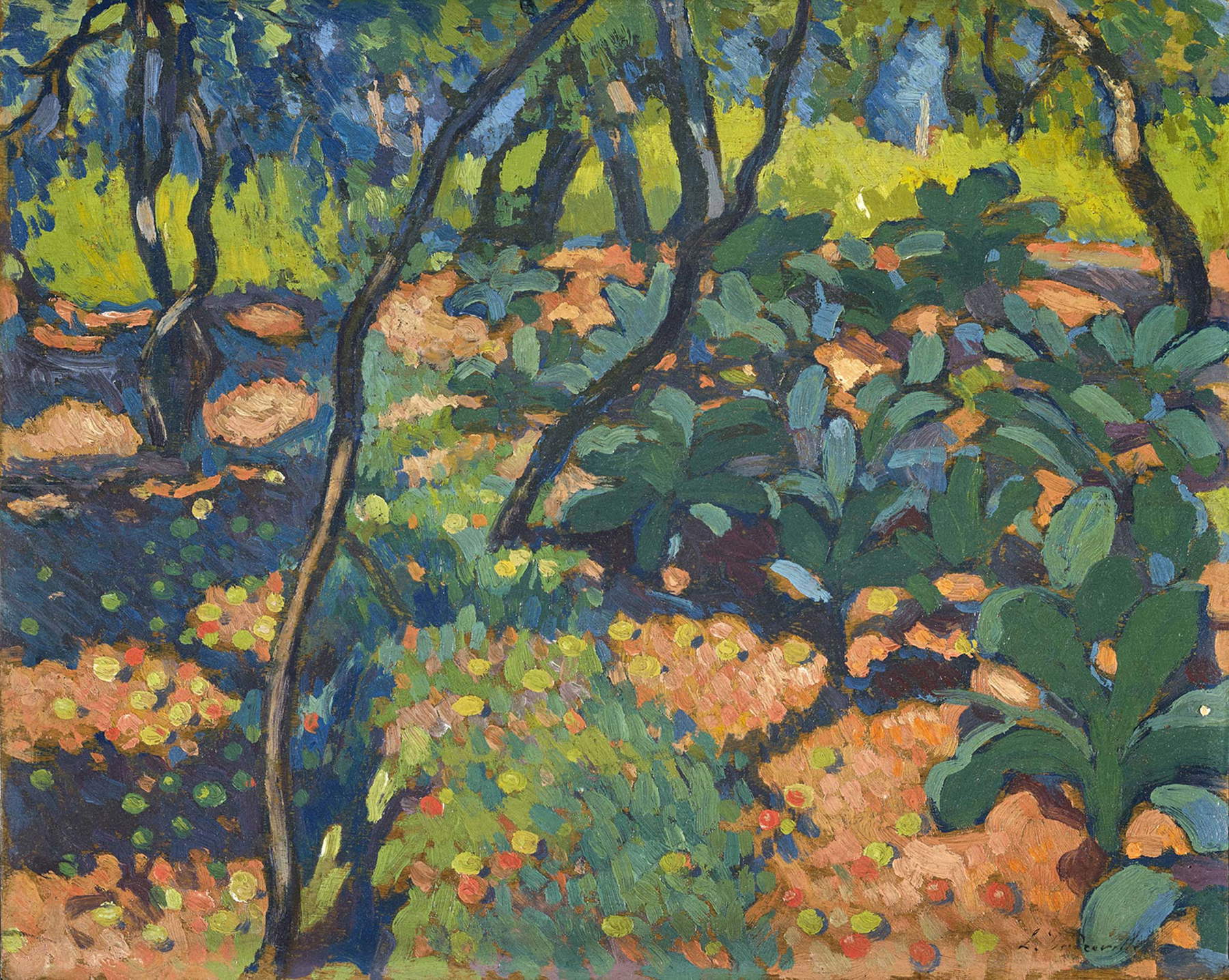 Leonardo Dudreville, Maleza (1908-1909; óleo sobre tabla, 40 x 50 cm; Colección particular) Leonardo Dudreville, Maleza (1908-1909; óleo sobre tabla, 40 x 50 cm; Colección particular)