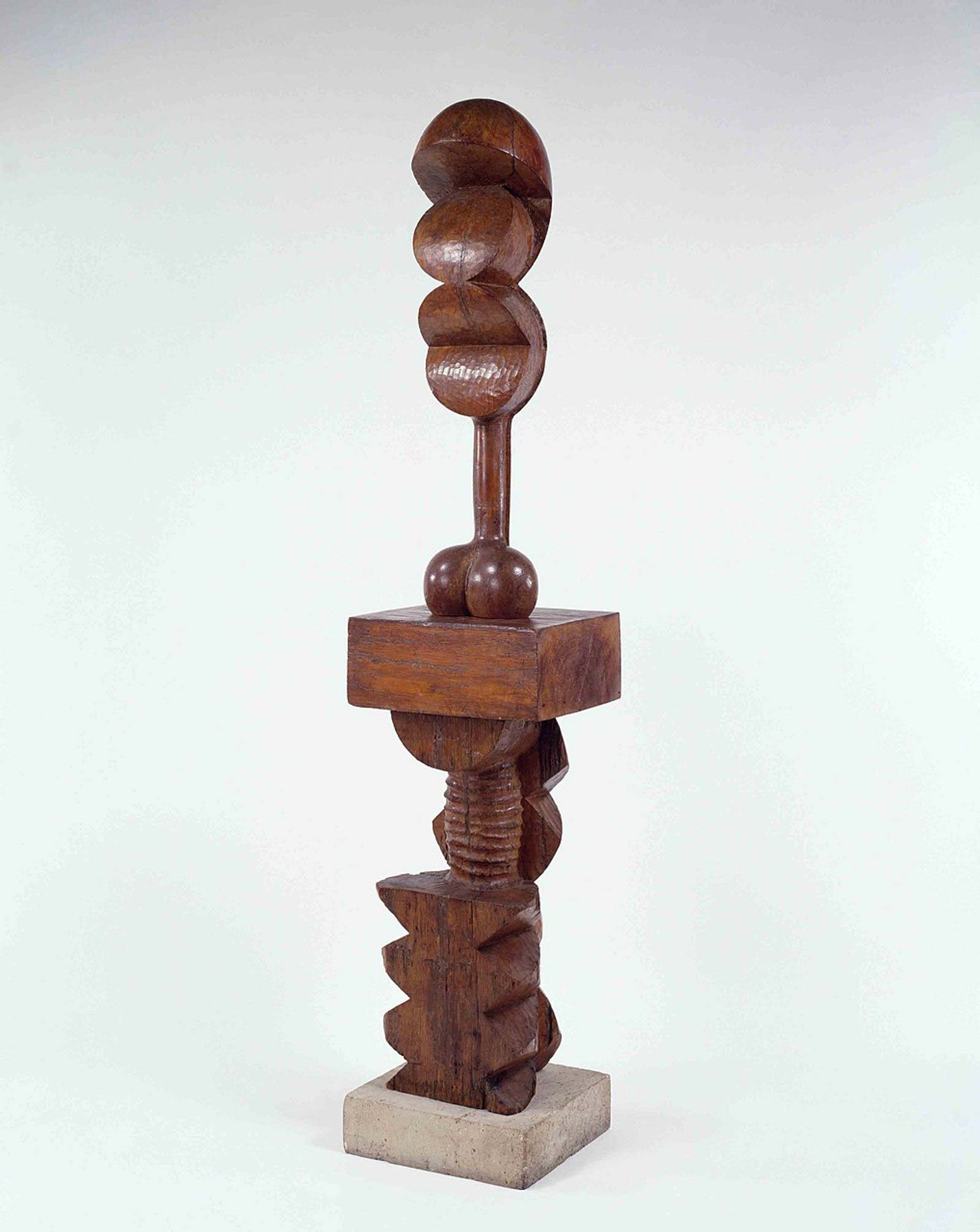 Constantin BrâncuÛi, Adam und Eva (1921-1926; Holz, 238,8 x 47,6 x 46,4 cm; New York, Solomon R. Guggenheim Museum) Constantin BrâncuÛi, Adam und Eva (1921-1926; Holz, 238,8 x 47,6 x 46,4 cm; New York, Solomon R. Guggenheim Museum)