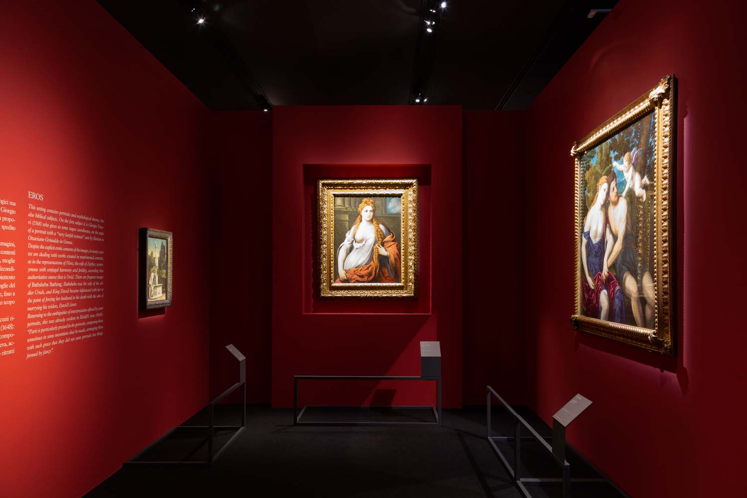 Allestimenti della mostra Paris Bordon. Pittore divino. Foto di Luca Zanon