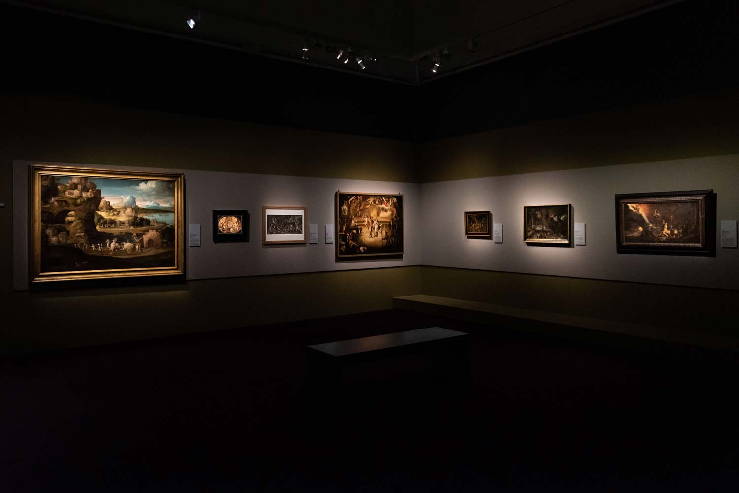 Montaje de la exposición El Bosco y otro Renacimiento. Foto de Carlotta Coppo Montaje de la exposición El Bosco y otro Renacimiento. Foto de Carlotta Coppo