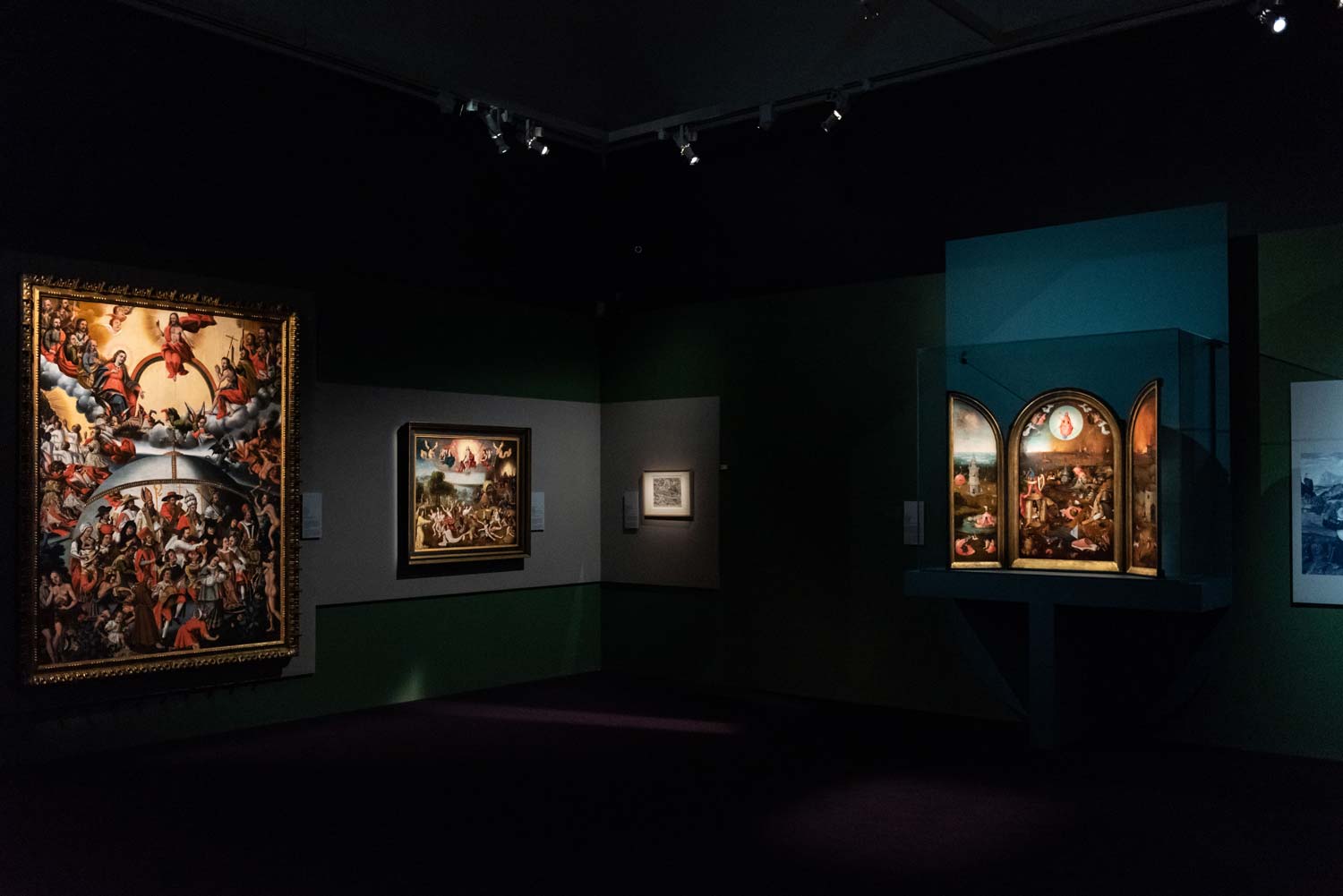 Montaje de la exposición El Bosco y otro Renacimiento. Foto de Carlotta Coppo Montaje de la exposición El Bosco y otro Renacimiento. Foto de Carlotta Coppo