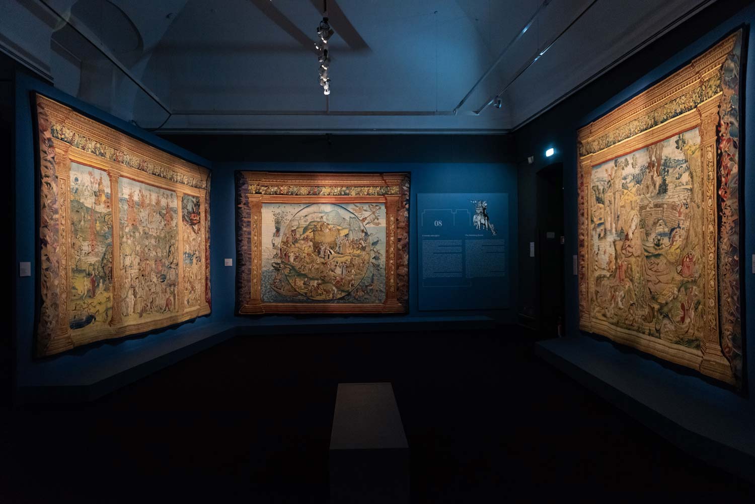 Montaje de la exposición El Bosco y otro Renacimiento. Foto de Carlotta Coppo Montaje de la exposición El Bosco y otro Renacimiento. Foto de Carlotta Coppo