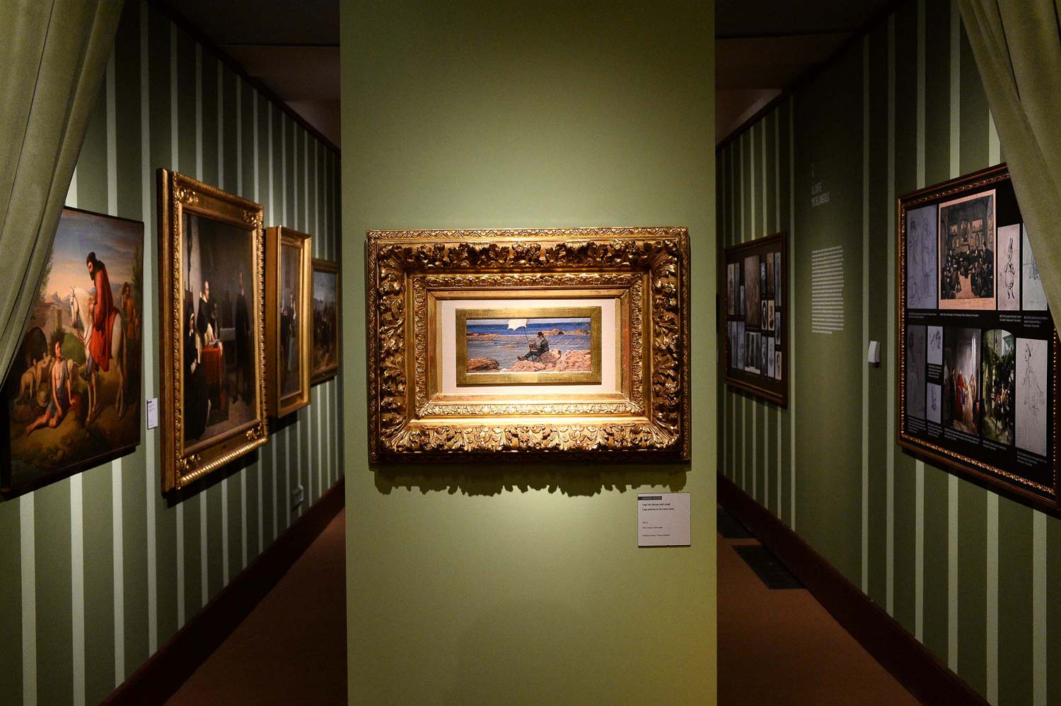 Allestimenti della mostra I Macchiaioli Allestimenti della mostra I Macchiaioli