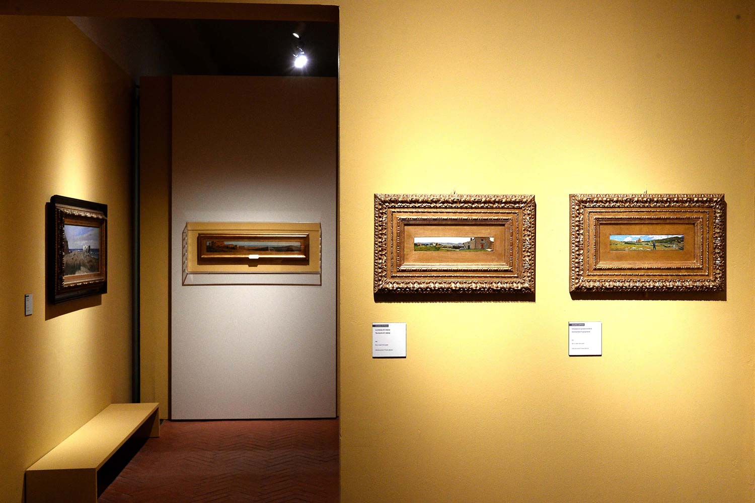 Allestimenti della mostra I Macchiaioli Allestimenti della mostra I Macchiaioli