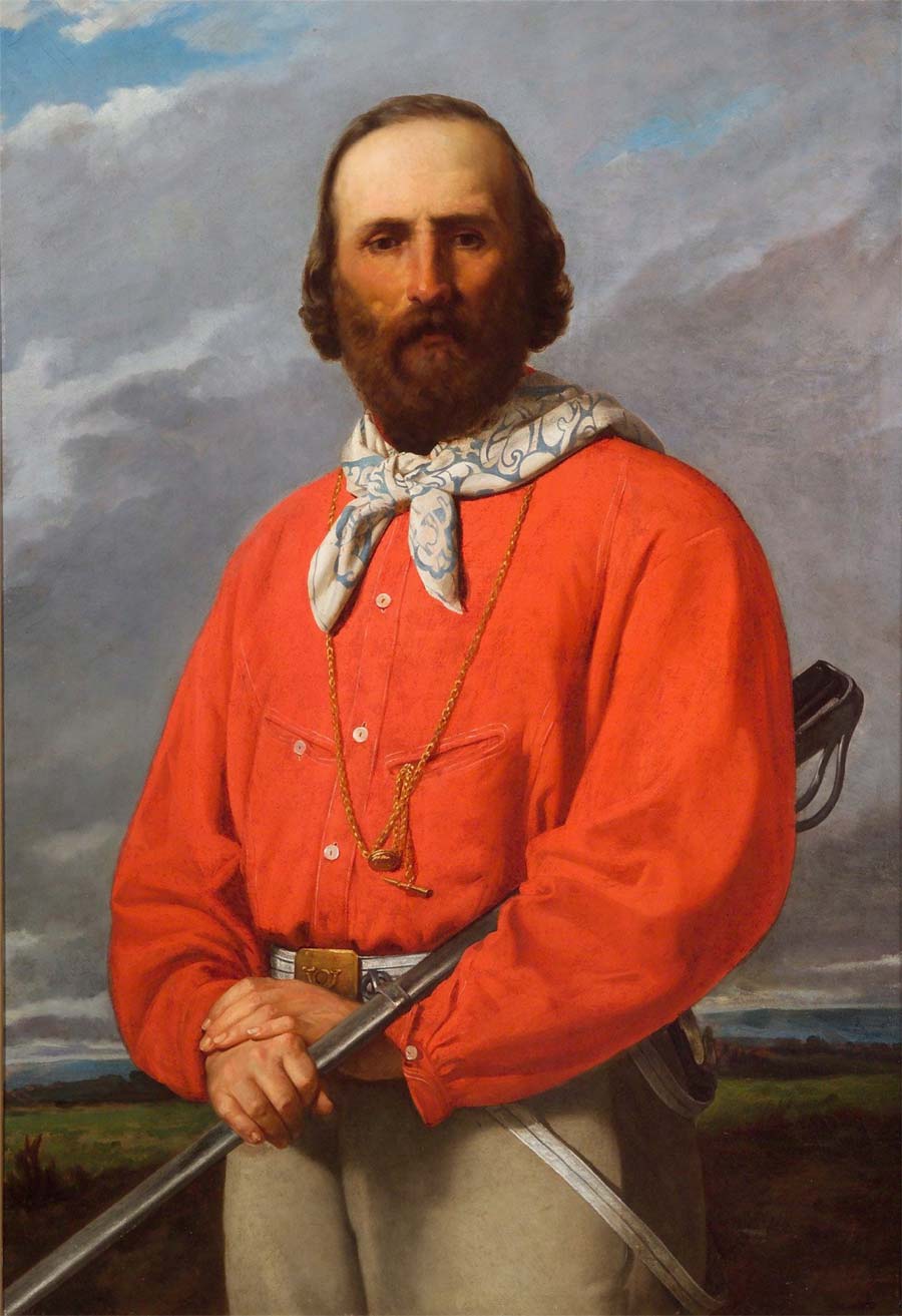 Silvestro Lega, Ritratto di Giuseppe Garibaldi (1861; olio su tela, 111 x 78,4 cm; Modigliana, Pinacoteca Civica “Silvestro Lega”) Silvestro Lega, Ritratto di Giuseppe Garibaldi (1861; olio su tela, 111 x 78,4 cm; Modigliana, Pinacoteca Civica “Silvestro Lega”)