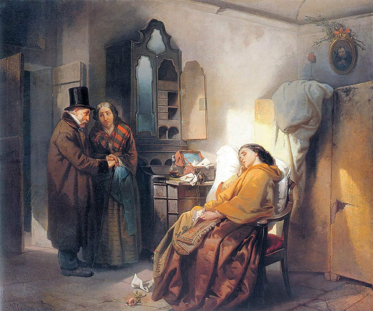 Vincenzo Cabianca, L’abbandonata (1858; olio su tela, 98 x 115 cm; Viareggio, Società di Belle Arti) Vincenzo Cabianca, L’abbandonata (1858; olio su tela, 98 x 115 cm; Viareggio, Società di Belle Arti)