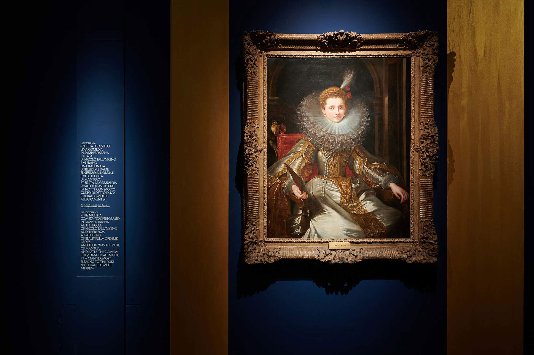 Aufbau der Rubens-Ausstellung in Genua Aufbau der Rubens-Ausstellung in Genua