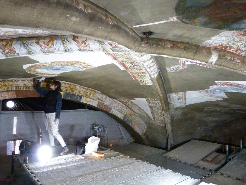 Die gefundenen Fresken