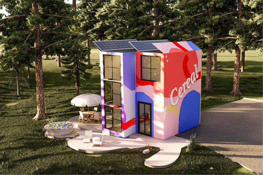 La casa per gli amanti dei cereali di Trey D. (USA) La casa per gli amanti dei cereali di Trey D. (USA)