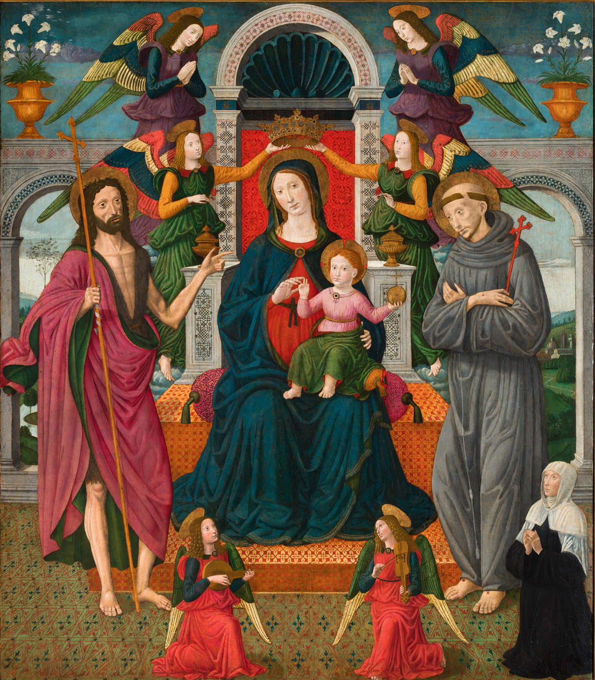 Alesso di Benozzo Gozzoli, La Pala Rigoli