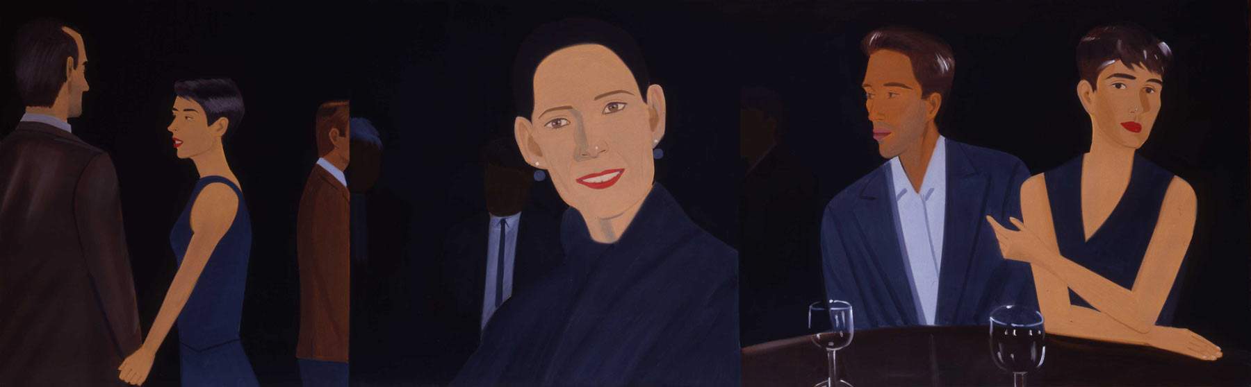 Alex Katz on display at Mart in Rovereto with The Sweet Life
