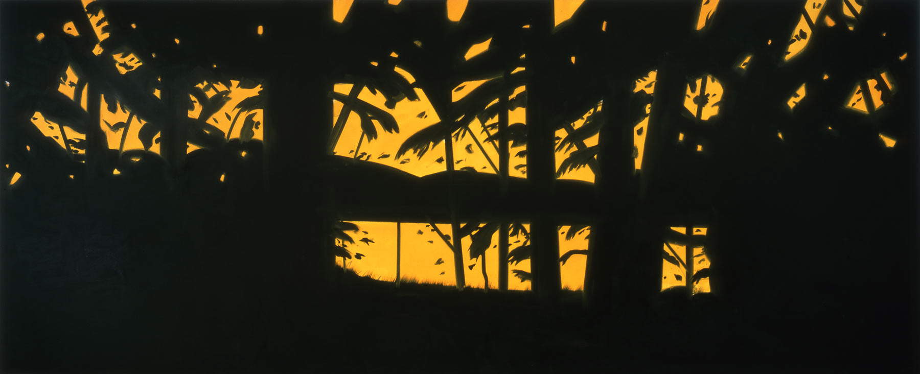 Alex Katz, Orange sunset 1 (2004; Collezione privata, Modena). Foto Rolando Paolo Guerzoni, Modena Alex Katz, Orange sunset 1 (2004; Collezione privata, Modena). Foto Rolando Paolo Guerzoni, Modena