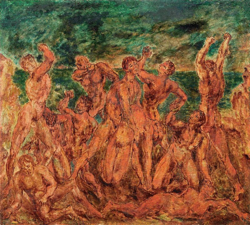 Aligi Sassu, Argonautas (1938; óleo sobre lienzo, 85 x 95 cm; colección privada) Aligi Sassu, Argonautas (1938; óleo sobre lienzo, 85 x 95 cm; colección privada)