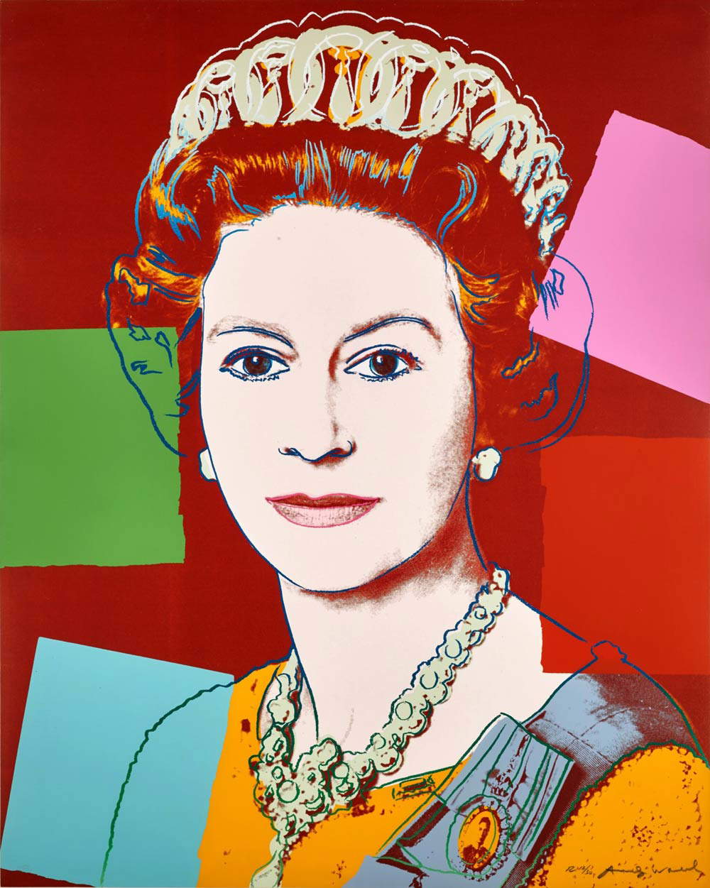 Stampa a colori di Andy Warhol (1985) Stampa a colori di Andy Warhol (1985)