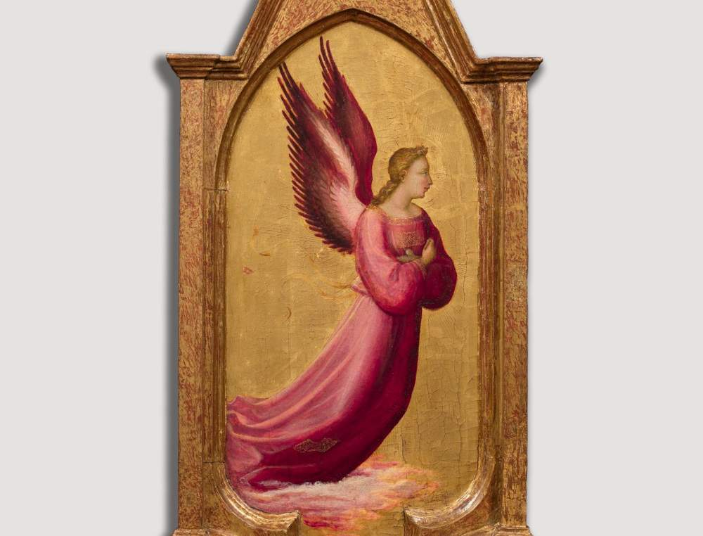Restored the two pinnacles of the Ardinghelli Polyptych purchased by the Galleria dell'Accademia in Florence 