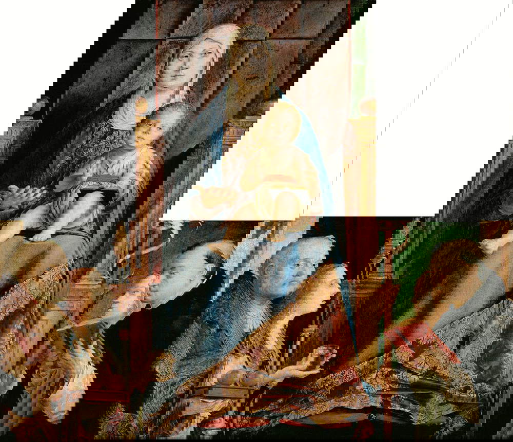 Antonello da Messina, Pala di San Cassiano (1475-1476; olio su tavola, 115 x 135,6 cm; Vienna, Kunsthistorisches Museum)