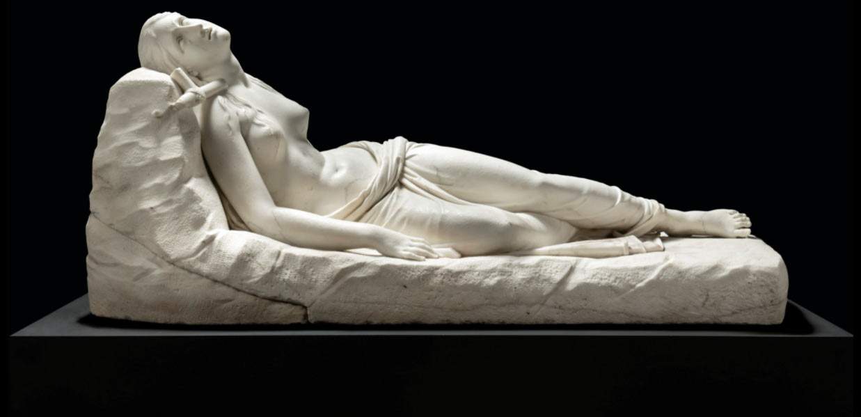 London, rediscovered long-lost Canova masterpiece, the Lying Magdalene