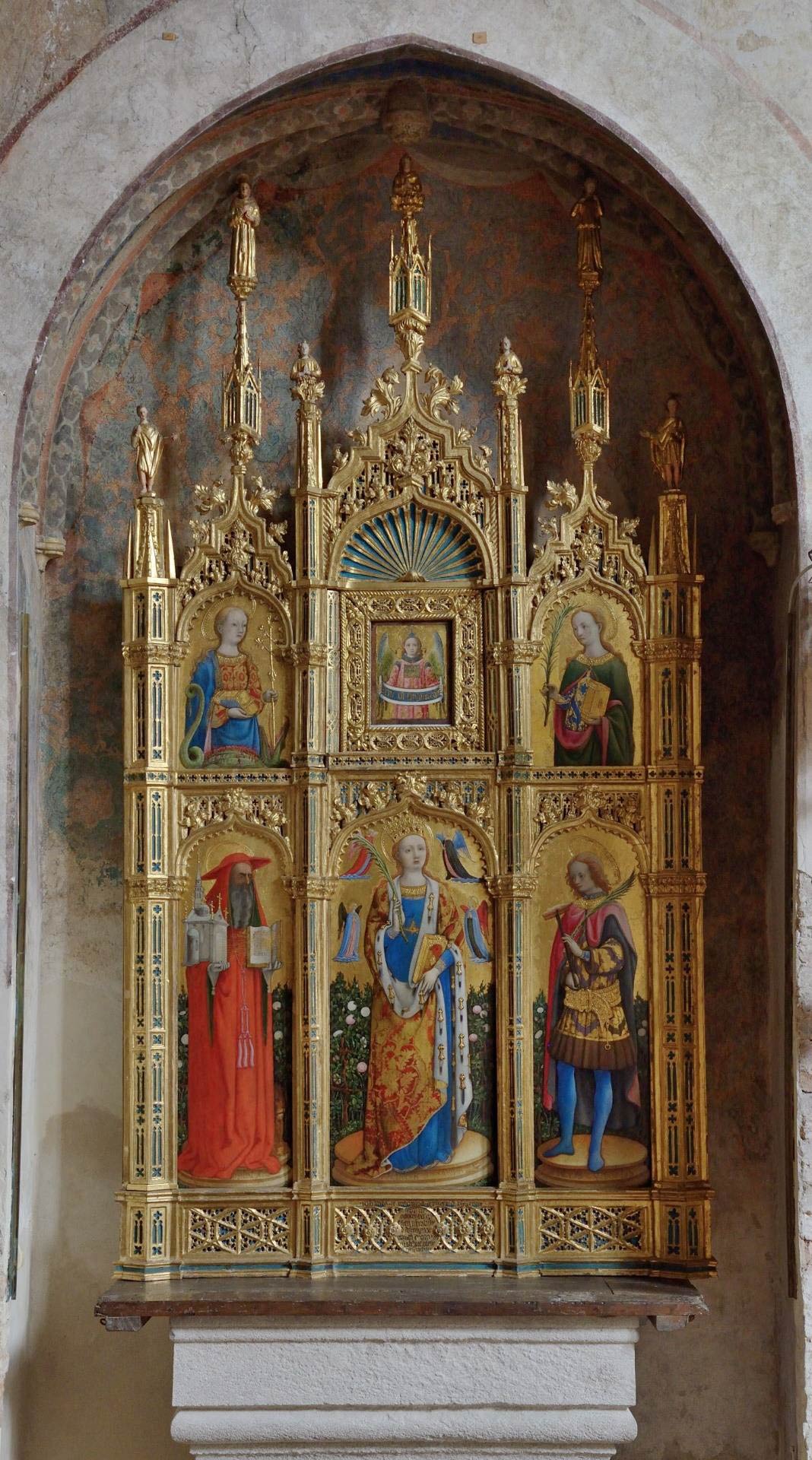 The Santa Sabina Polyptych after restoration The Santa Sabina Polyptych after restoration