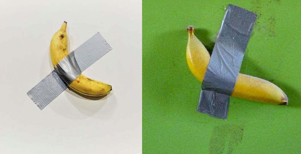 American artist accuses Cattelan of plagiarism over banana stuck on wall