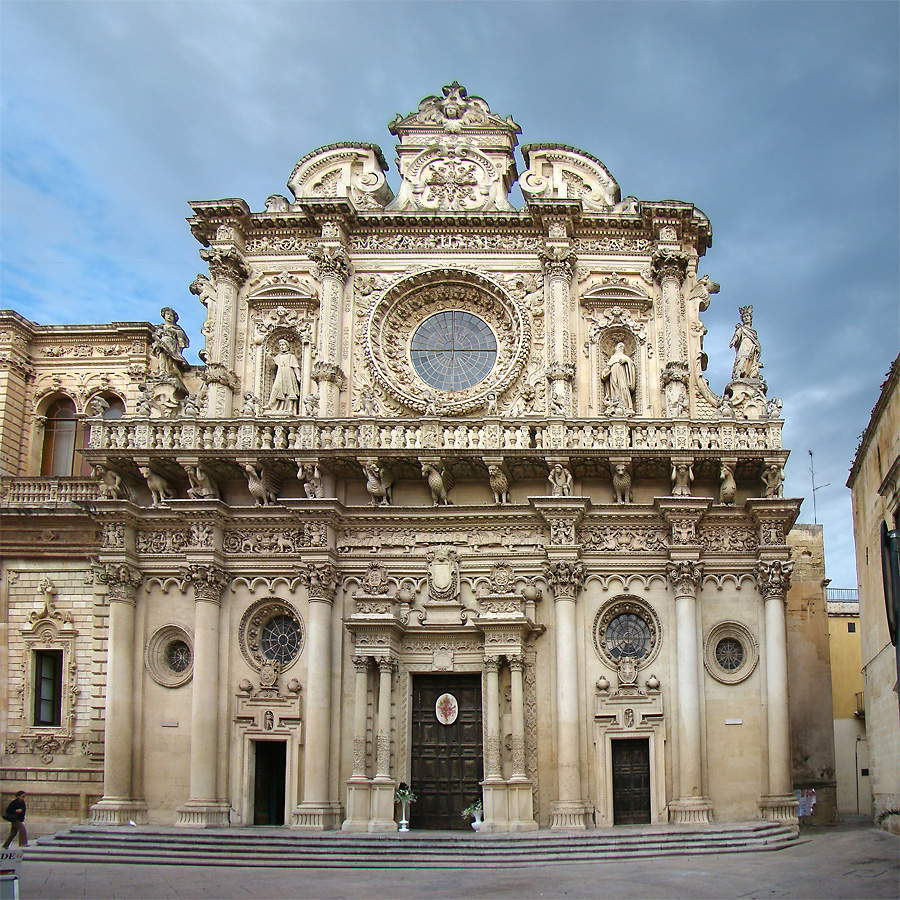 The basilica of Santa Croce in Lecce. Photo Wikipedia/Tango7174 The basilica of Santa Croce in Lecce. Photo Wikipedia/Tango7174