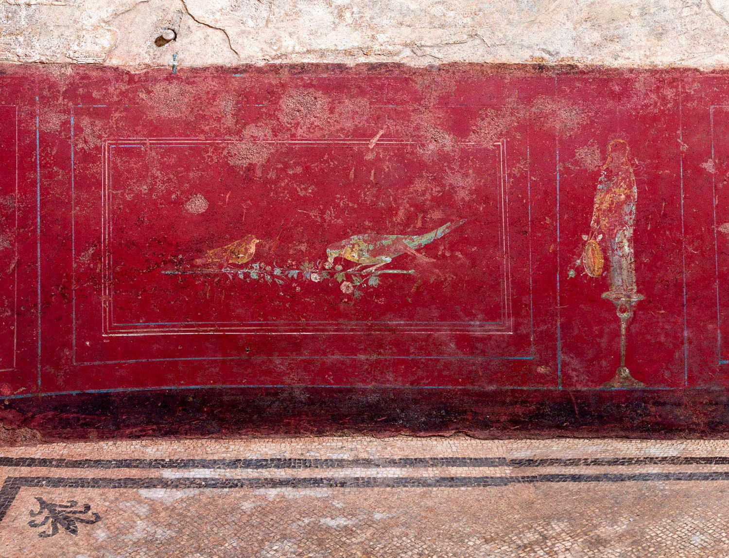 Detail der Dekoration des Vestibüls