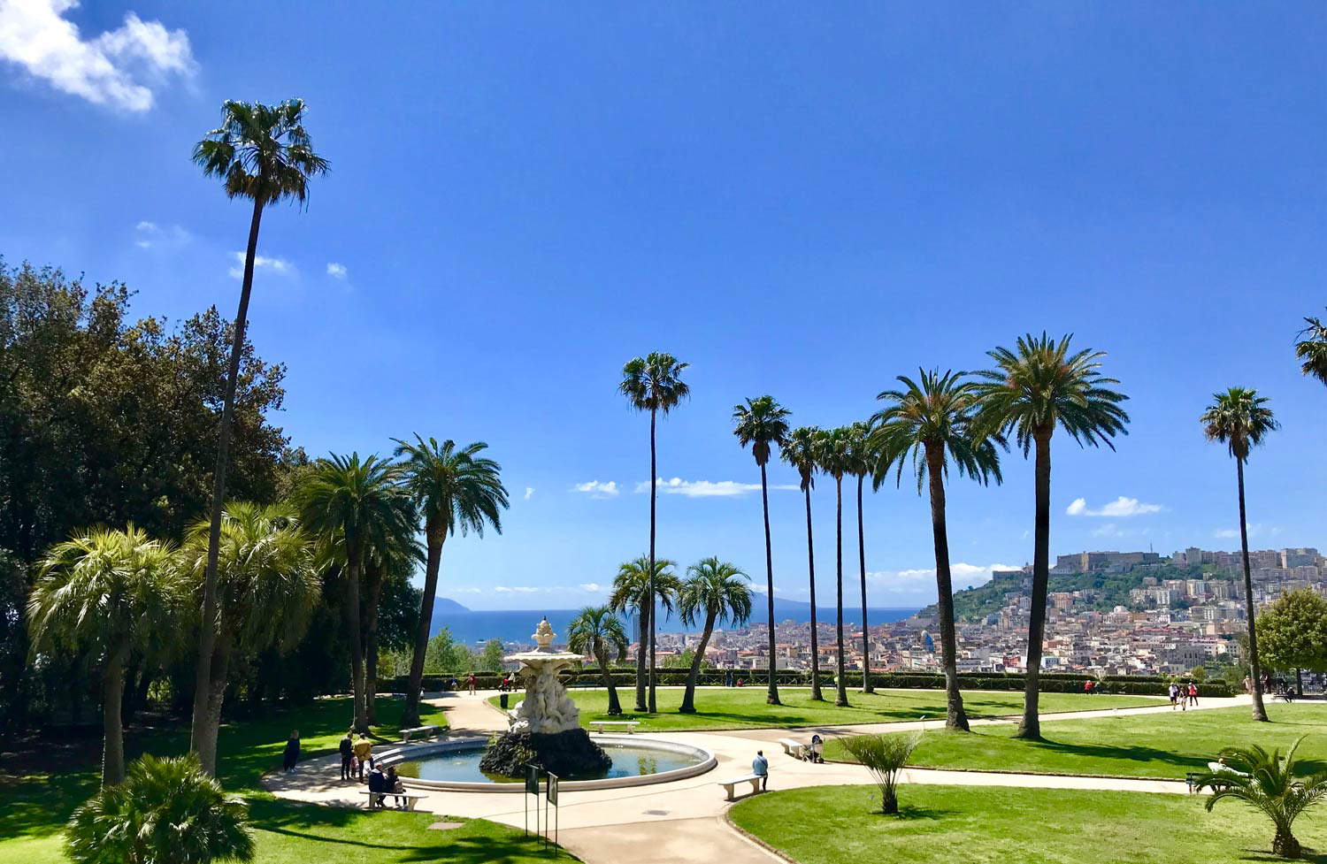 Le belvédère du musée national de Capodimonte